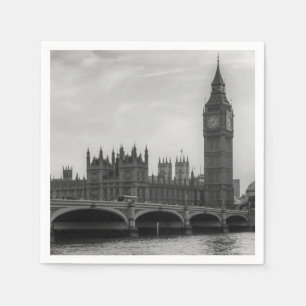 Serviette En Papier Londres Angleterre Royaume-Uni Parlement Royaume-U