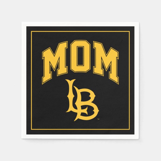 Serviette En Papier Long Beach State Mom (Devant)