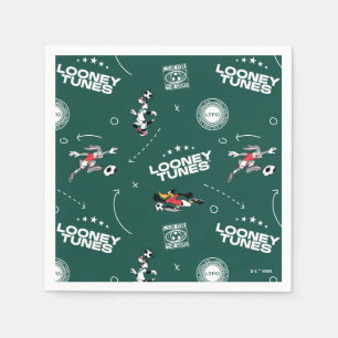 Serviette En Papier LOONEY TUNES™ Playbook de football Motif