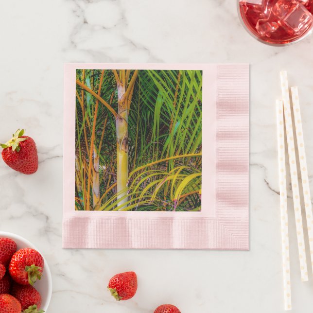 Serviette en papier Lost in Areca Palms (En situation)