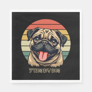 Serviette En Papier Lote Carlin Forever - Joli Carlin Amoureux Design