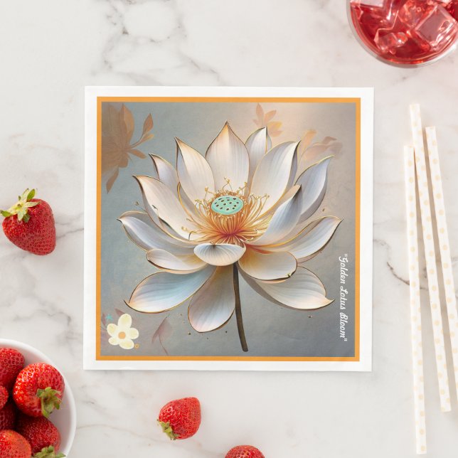 Serviette En Papier "Lotus Unfold" (En situation)