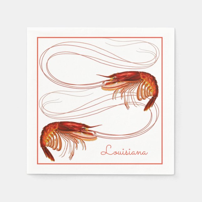 Serviette En Papier Louisiane (Devant)