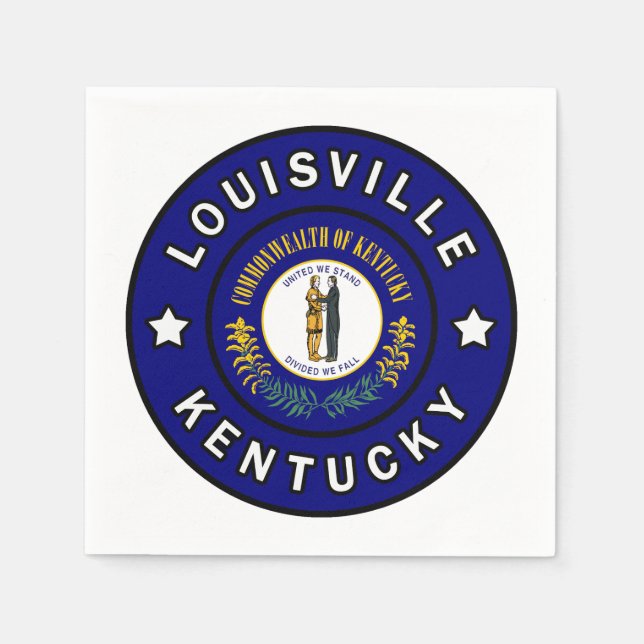 Serviette En Papier Louisville Kentucky (Devant)