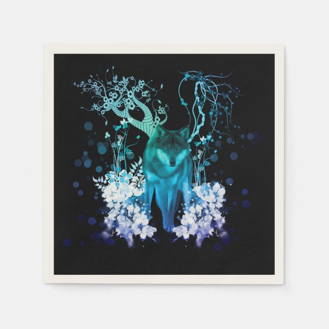 Serviette En Papier loup Extraordinaire (Devant)