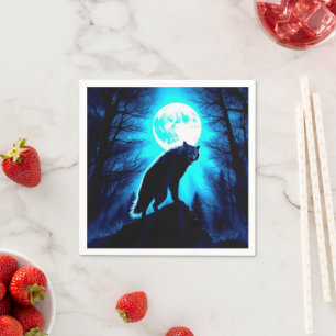 SERVIETTE EN PAPIER LOUP-GAROU D'HALLOWEEN