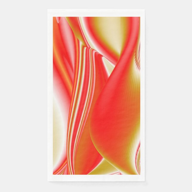Serviette En Papier Love and Gold Abstrait 3D Rainbowart (Devant)