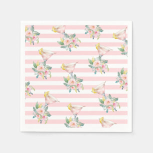 Serviette En Papier Love at First Sip Bright Cocktail Fête des mariées