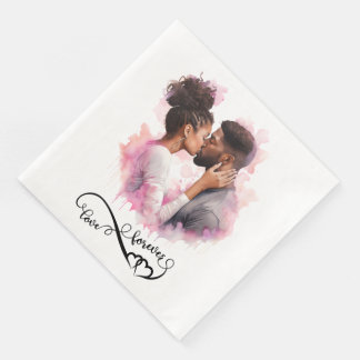 Serviette En Papier Love - Cocktail Standard Napkins