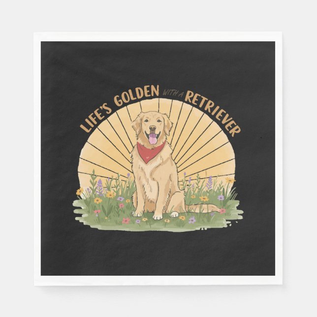 Serviette En Papier Love Corgi (Devant)