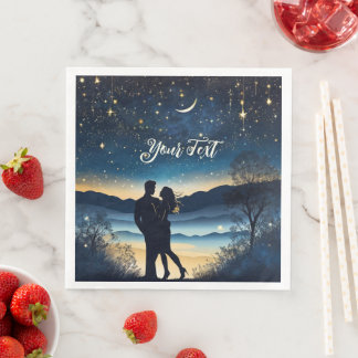 Serviette En Papier Love- Serviettes de cocktail standard