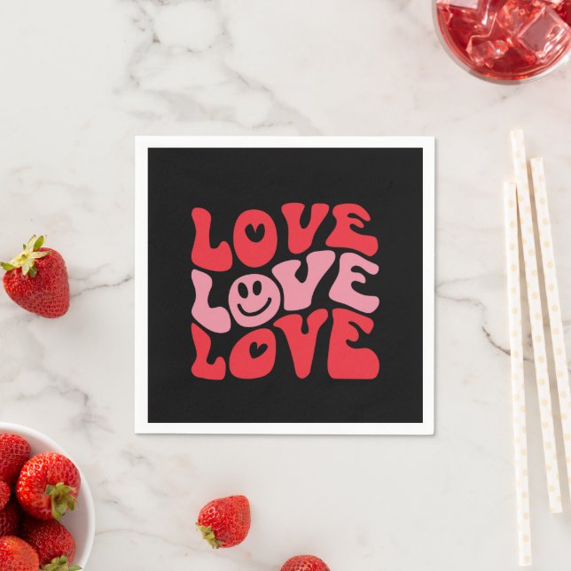 Serviette En Papier Love Valentine's Day Super Funny Holiday (En situation)