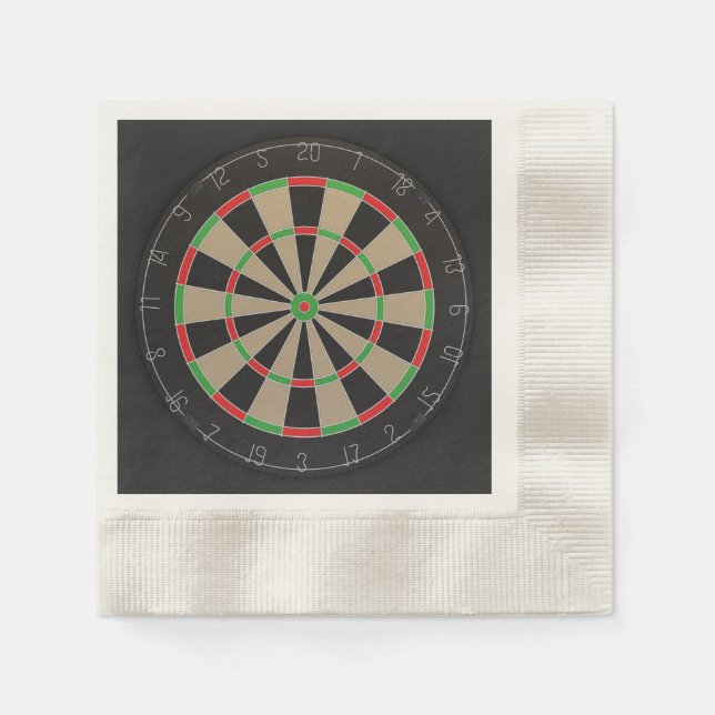 Serviette En Papier Lover Dartboard (Devant)