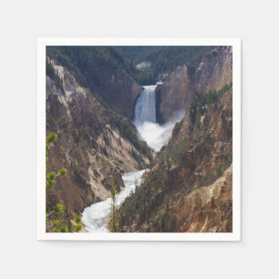 Serviette En Papier Lower Falls Yellowstone