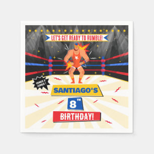 Serviette En Papier Lucha Libre mexicaine papier de la partie de lutte