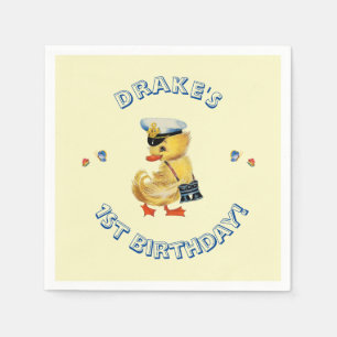 Serviette En Papier Lucky Canard 1er Anniversaire