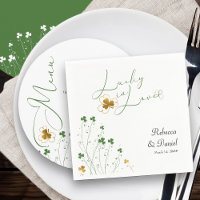 Lucky in Love Shamrock Mariage Fleur sauvage