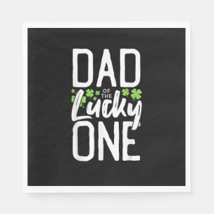 Serviette En Papier Lucky One First Birthday Papa Famille St. Patrick'