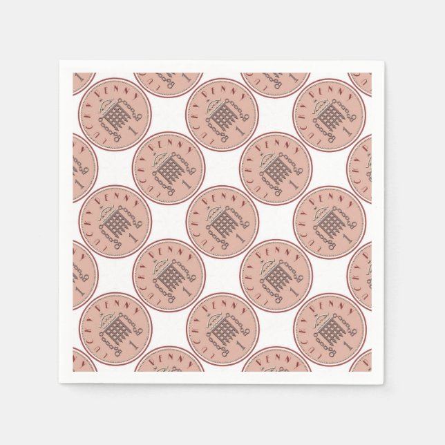 Serviette En Papier Lucky Penny (Devant)