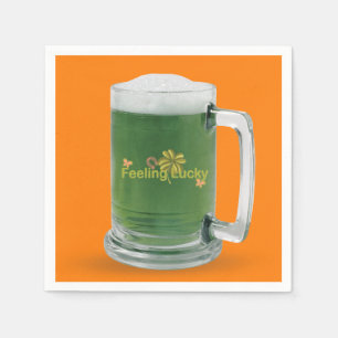 Serviette En Papier Lucky St. Patrick's Day Green Beer