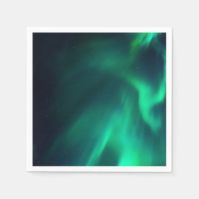 Serviette En Papier Lueurs boréales (Devant)