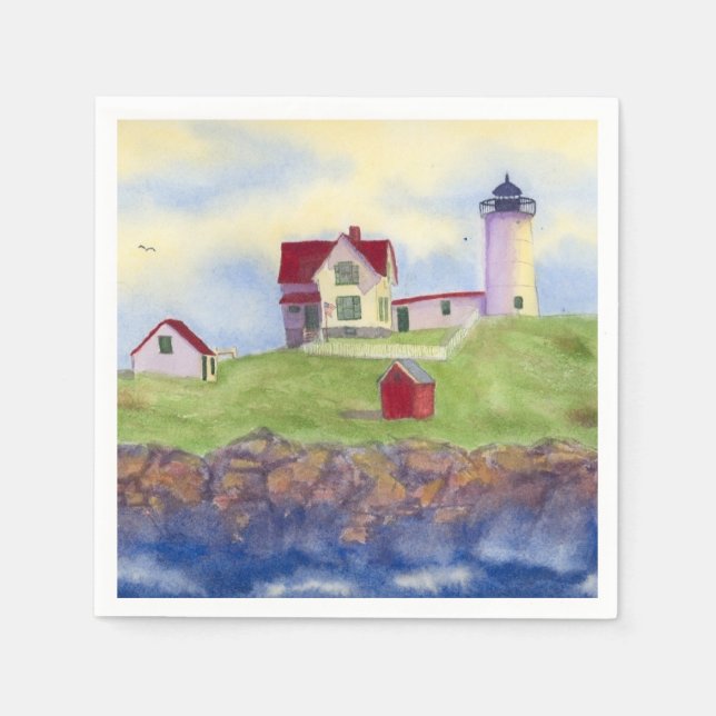 Serviette En Papier Lumière de nubble (Devant)