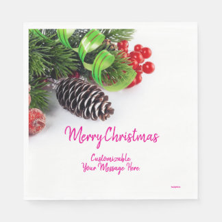 Serviette En Papier Luncheon Napkins Holidays