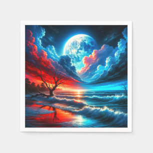 Serviette En Papier Lune