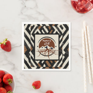 Serviette En Papier Luxe sophistiqué Caraïbes africaines