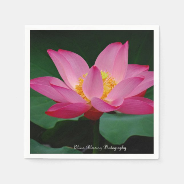 Serviette En Papier Lys d'eau (Devant)