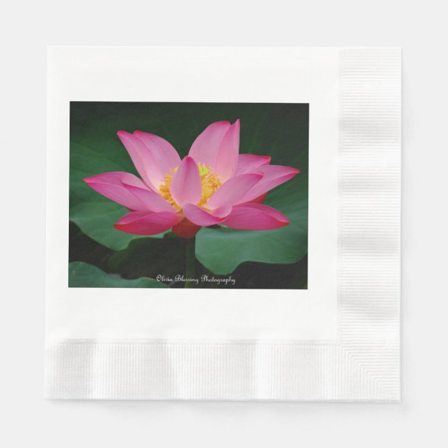 Serviette En Papier Lys d'eau (Devant)