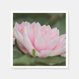 Serviette En Papier Lys d'eau rose