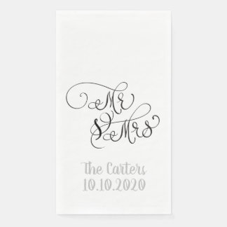 Serviette En Papier M. & Mme