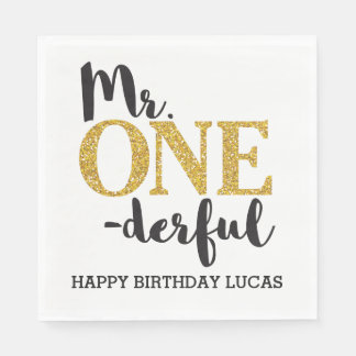 Serviette En Papier M. ONEderful White Luncheon Papier serviettes