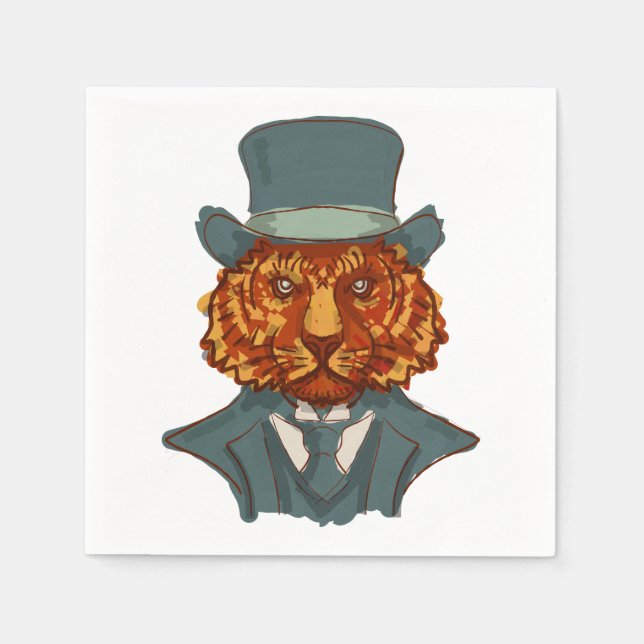 Serviette En Papier M. Tiger (Devant)