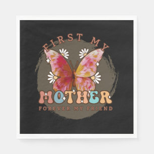 Serviette En Papier Ma mère pour toujours mon ami