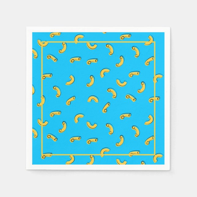 Serviette en papier Macaroni au Fromage (Devant)