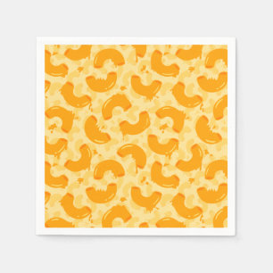 Serviette En Papier Macaroni et Motif de fromage