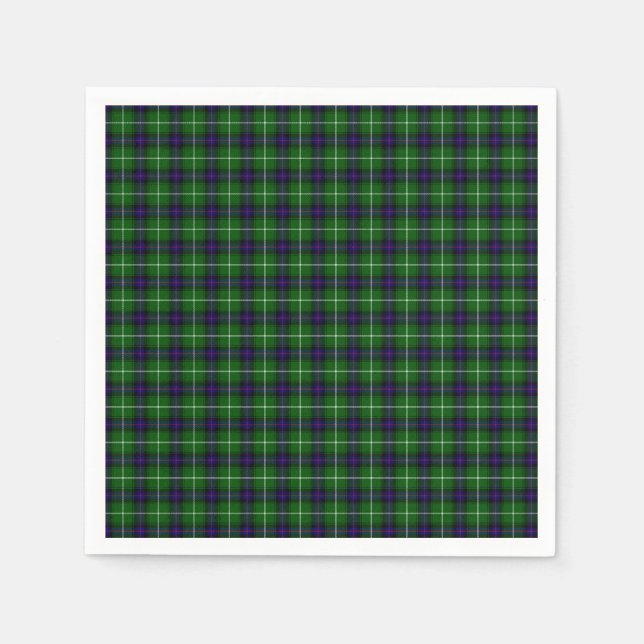 Serviette En Papier MacDonald Tartan (Devant)
