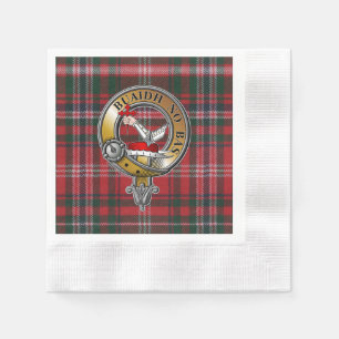 Serviette En Papier MacDougall Tartan & Badge