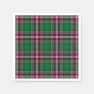 Serviette En Papier MacFarlane Chasse Tartan Imprimer