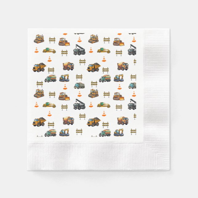 Serviette En Papier Machines de construction (Devant)