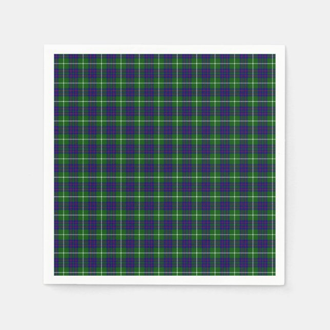 Serviette En Papier MacIntyre Tartan (Devant)