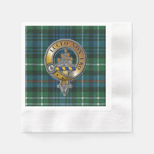 Serviette En Papier MacKenzie Tartan & Badge