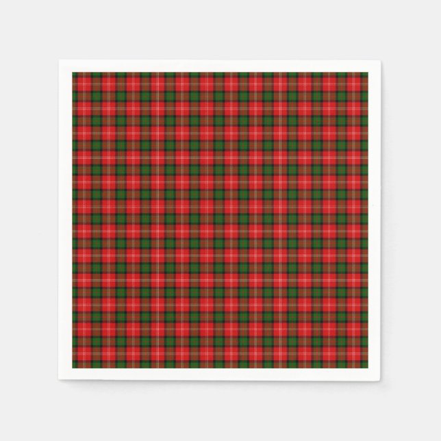 Serviette En Papier MacKintosh Tartan (Devant)