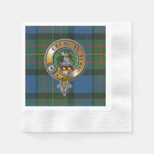 Serviette En Papier MacLaren Tartan & Badge