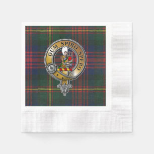 Serviette En Papier MacLennan Tartan & Badge