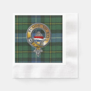 Serviette En Papier MacNeil-Barra Tartan & Badge
