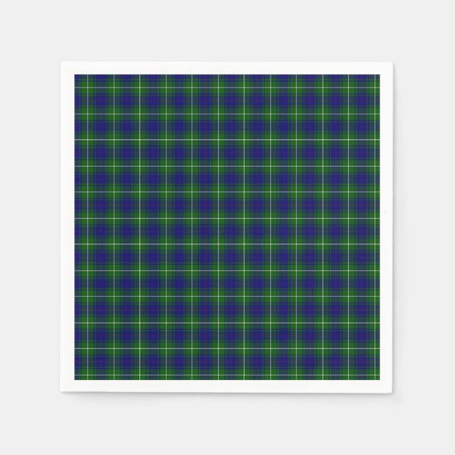 Serviette En Papier MacNeil Tartan (Devant)