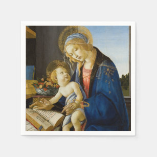 Serviette En Papier Madonna du Livre de Botticelli
